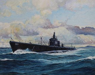 Brian Sanders (B. 1937) "USS Tautog"