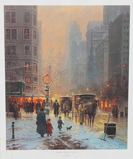 G. Harvey "Evening Along the Avenue" Limited Print