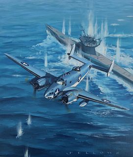 Jack Fellows (B. 1941) "PV-1 Ventura"