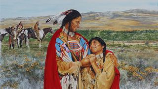 Paul & Chris Calle "Sacagawea and Brother Reunite"