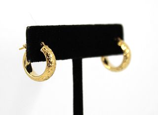 Vintage 14K Gold Drop Earrings