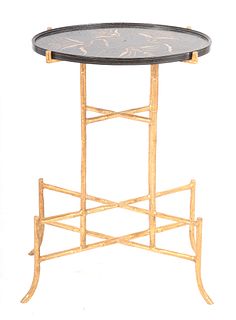 Dessin Fournir Faux Bamboo Occasional Table