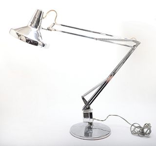 Luxo Modern Chrome Adjustable Arm Table Lamp