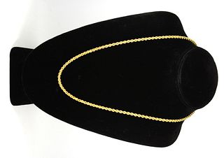 Milor Designer 14K Gold Fancy Spiral Link Necklace