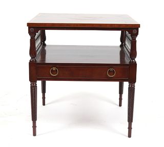 Early 20th Century Sheraton Style Side Table
