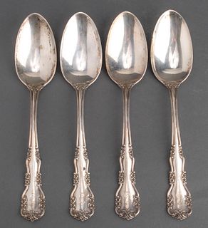International Sterling Co. Table Spoons, 4