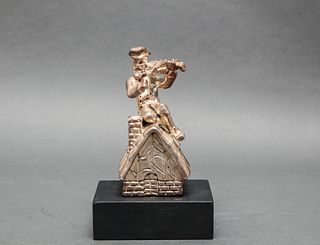 Judaica Sterling Silver A. Kedem Fiddler Figurine