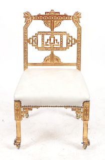 Gilded Age Style Side Chair, Herter Bros. Manner