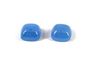 10.1 cttw. Loose Periwinkle Blue Jadeite Stones, 2