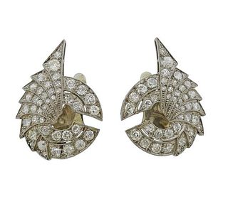 Platinum Diamond Earrings