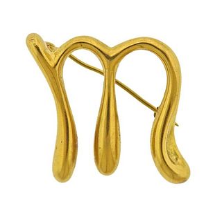 Tiffany &amp; Co Peretti 18k Gold Scorpio Zodiac Sign Brooch 