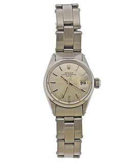 Rolex Oyster Date Steel Watch ref. 6516