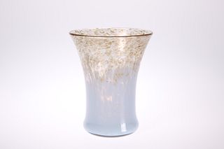 A MONART GLASS VASE
 Of flared cylindrical form, 