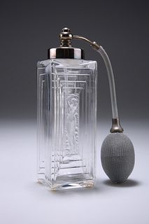 LALIQUE
 "DUNCAN"
 A POLISHED AND FROSTED GLASS A