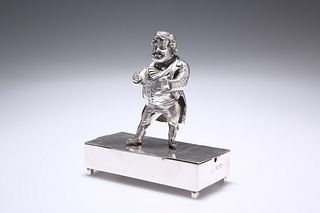 A FINE VICTORIAN SILVER NOVELTY CONDIMENT, by Edw