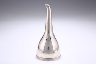 A SCOTTISH SILVER WINE FUNNEL, EARLY 19TH CENTURY