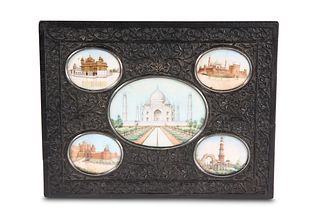 INDIAN SCHOOL (MID-19TH CENTURY), A SET OF FIVE T