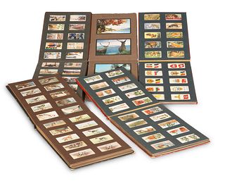 A COLLECTION OF CIGARETTE CARDS, in albums; toget
