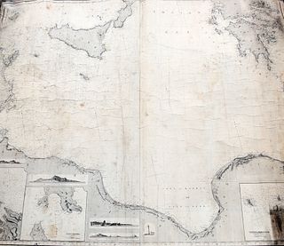 A GROUP OF EIGHT 19TH CENTURY CHARTS, including S