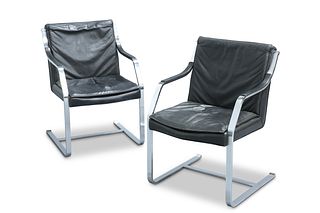 ATTRIBUTED TO RUDOLF GLATZEL FOR KNOLL
 A PAIR OF