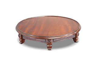 A VICTORIAN MAHOGANY LAZY SUSAN, IN THE MANNER OF