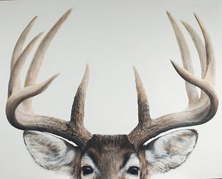 David Allen (b. 1960) Deer Head #1