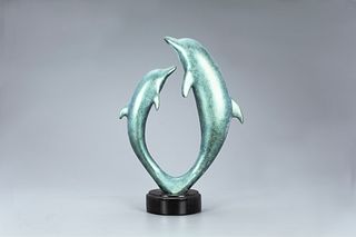 Ric Eland (b. 1948)  Dolphins