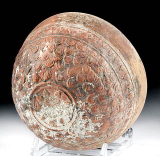Greek Hellenistic Megarian Molded Pottery Bowl