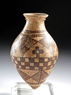 Central Asian Pottery Acorn Jar - TL Tested