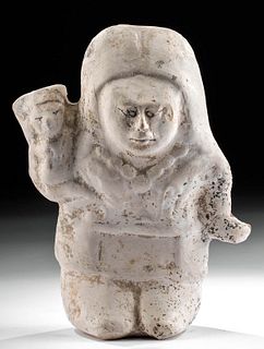 Nopiloa Ceramic Priestess and Child Figural Rattle