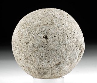18th C. Hawaiian Volcanic Stone Game Ball