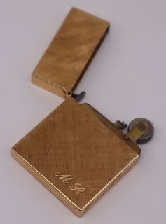 GOLD. Vintage 14kt Gold Lighter.