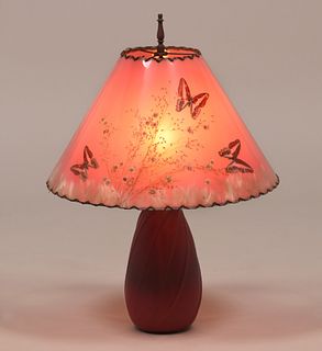Van Briggle Pottery Lamp c1950s