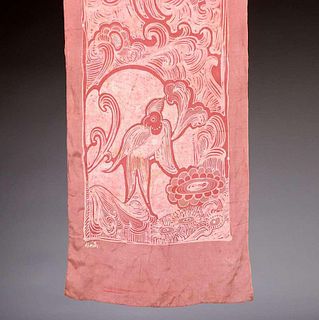 WPA Boston Society of Arts & Crafts Silk Batik c1930s