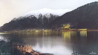 Winter & Pond Original Tinted Photo Juneau, Alaska 1915