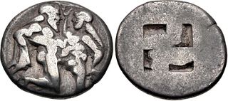Ancient ISLANDS off THRACE, Thasos. Circa 480-463 BC. Silver  Stater