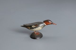 Miniature Merganser Hen, A. Elmer Crowell (1862-1952)