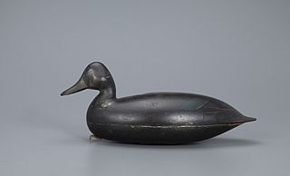 Hollow Black Duck Decoy, Nathan Rowley Horner (1882-1942)