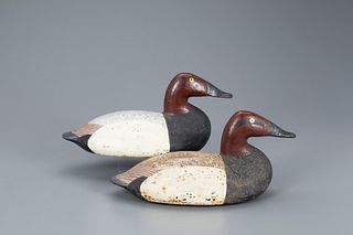 Cast Iron Canvasback Wing Duck Pair  
