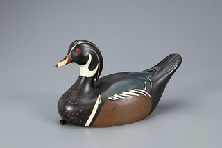 High-Head Wood Duck Decoy, John McLoughlin (1911-1985)
