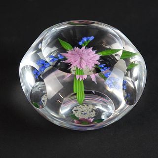 Paul Stankard Faceted Paperweight