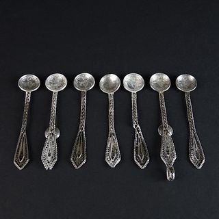 Turkish Coin Demitasse Spoons