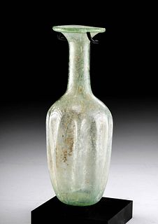 Fluted Roman Glass Bottle