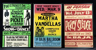 Wilson Pickett, Percy Sledge, Martha& Vandellas Posters
