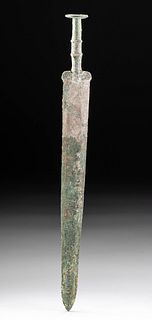 Chinese Warring States Leaded Bronze Short Sword