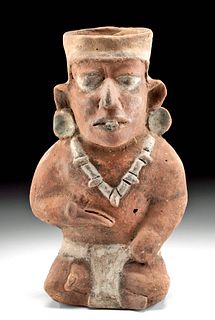 Maya El Quiche Polychrome Votive Figure