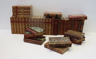 Antique Group Leather Bound Books