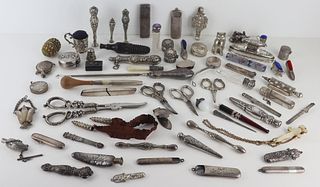Silver, Accessories and Sewing Accoutrements.