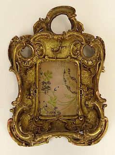 18th Century French Rococo Carved and Gilt Wood Frame