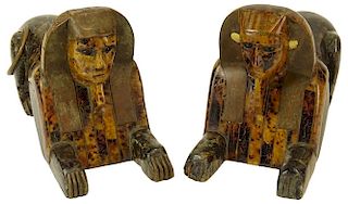 Anthony Redmile (20th Century) Pair of Decorative Sphinx Sculptures